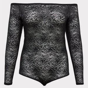 Torrid - Lace Off-Shoulder Bodysuit